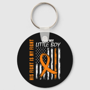 Fight Is My Fight Little Boy Son Leukaemia Awarene Keychain