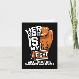 Fight Is My Fight Wolf–hirschhorn Syndrome Whs Adv Card