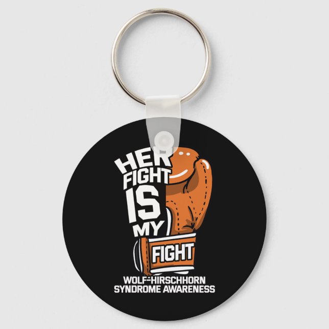 Fight Is My Fight Wolf–hirschhorn Syndrome Whs Adv Keychain (Front)