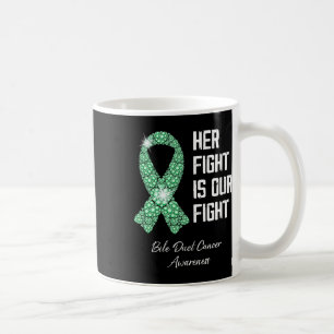 Fight Is Our Fight Bile Duct Cancer Awareness Mont Coffee Mug