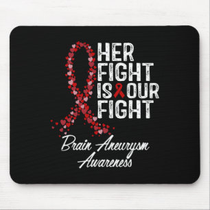 Fight Is Our Fight Brain Aneurysm Awareness Mouse Pad