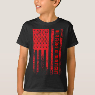 Fight Is Our Fight Heart Disease Awareness T-Shirt