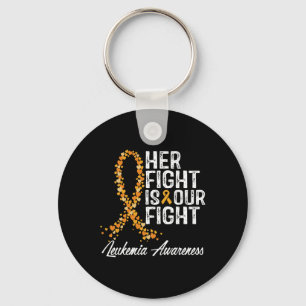 Fight Is Our Fight Leukaemia Awareness 1 Keychain