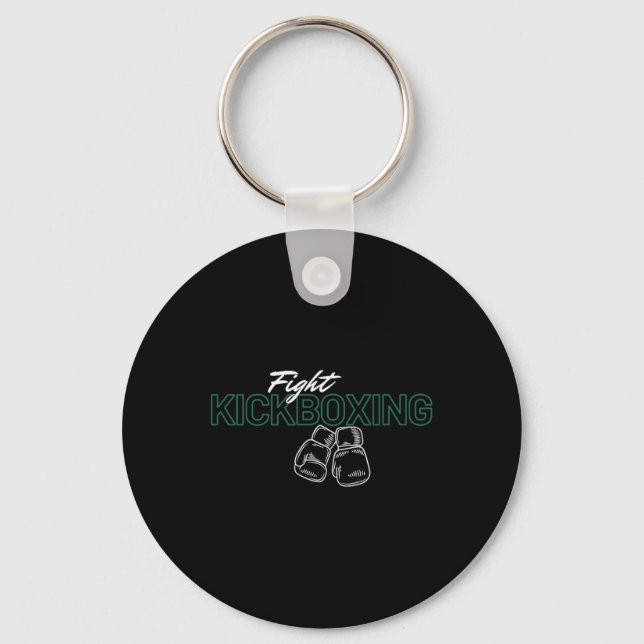 Fight Kickboxing  Keychain (Front)
