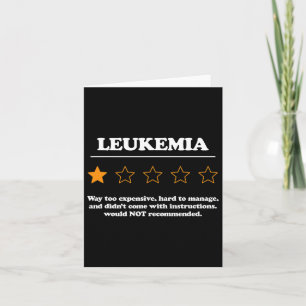 Fight Leukaemia Design For A Leukaemia Survivor Card