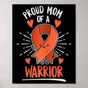 Fight Leukaemia Design for a Mom of a Warrior Poster