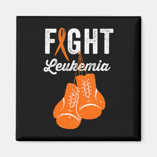 Fight Leukaemia  Fighter Warrior Leukaemia Awarene Magnet