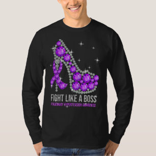 Fight Like A Boss Pulmonary Hypertension Awareness T-Shirt