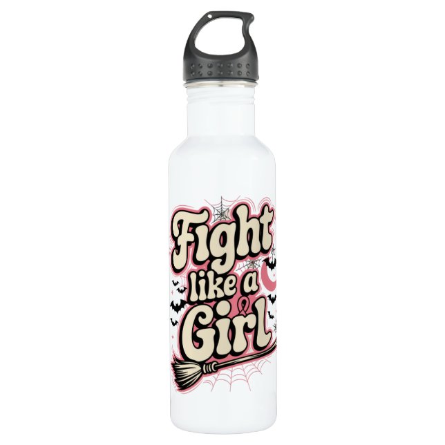 Fight Like a Girl – Empowerment Water Bottle (Front)
