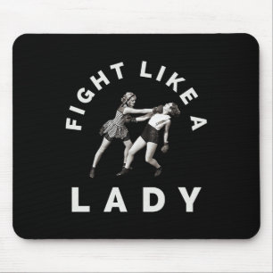 Fight Like A Lady Women's Boxing  Mouse Pad