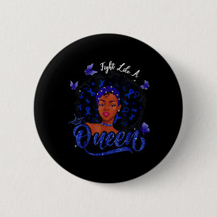 Fight Like A Queen Ataxia Awareness T-Shirt143  2 Inch Round Button