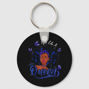 Fight Like A Queen Ataxia Awareness T-Shirt143 Keychain