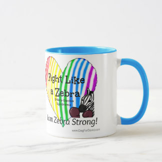 Fight Like a Zebra Ehlers-Danlos Awareness (mug) Mug