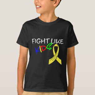 Fight Like Kids Childhood Cancer Awareness Month G T-Shirt