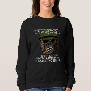 Fight Like The Third Monkey Boxing And Mma Mem Sweatshirt