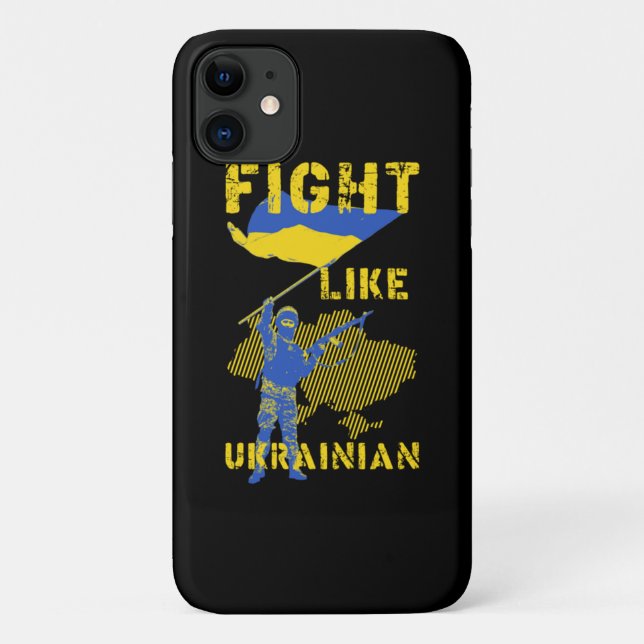 Fight Like Ukrainian Case-Mate iPhone Case (Back)