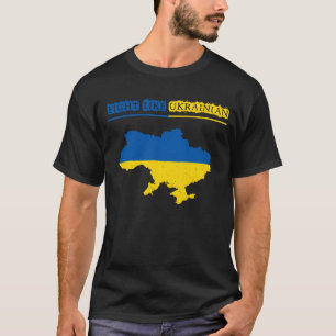 Fight like Ukrainians with nation flag T-Shirt