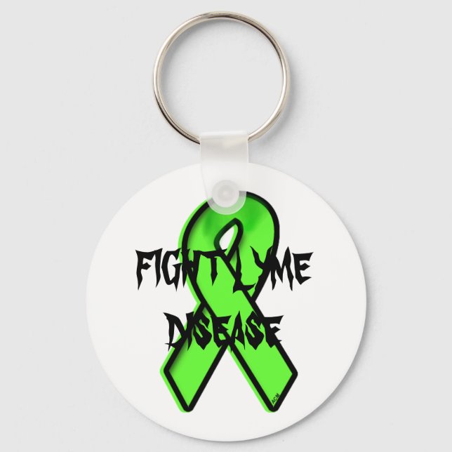 FIGHT LYME DISEASE KEYCHAIN (Front)