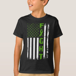 Fight Mental Health American Flag Awareness Surviv T-Shirt