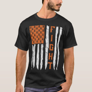 Fight Multiple Sclerosis Awareness Month Retro Ame T-Shirt