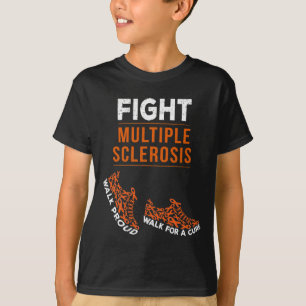 Fight Multiple Sclerosis Ms Awareness Warrior Ribb T-Shirt