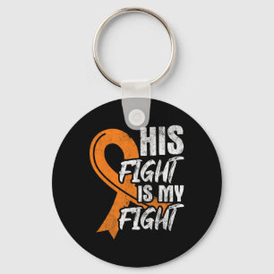 Fight My Fight Leukaemia Cancer Leukaemia Awarenes Keychain