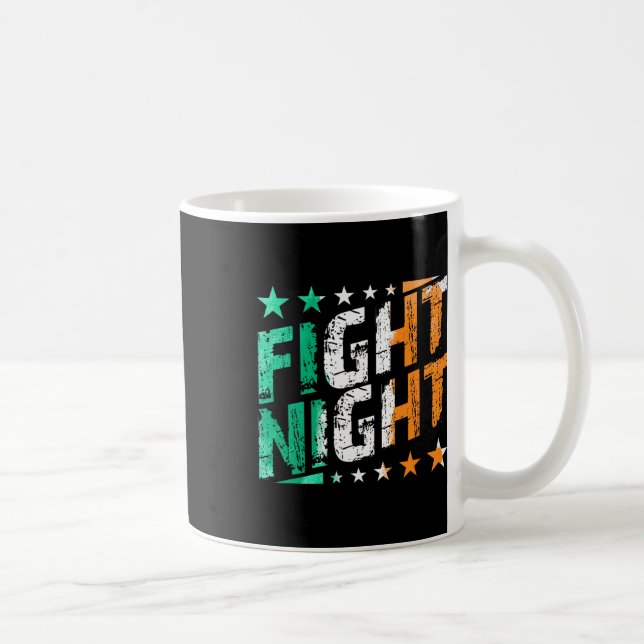 Fight Night Boxing Mma Or Boxing Fan Themed  Coffee Mug (Right)