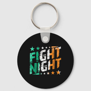 Fight Night Boxing Mma Or Boxing Fan Themed  Keychain
