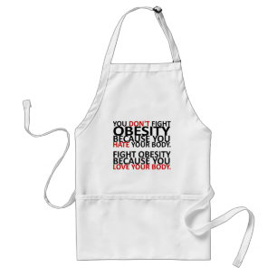 Fight Obesity Standard Apron