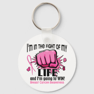 Fight Of My Life 2 Breast Cancer Keychain