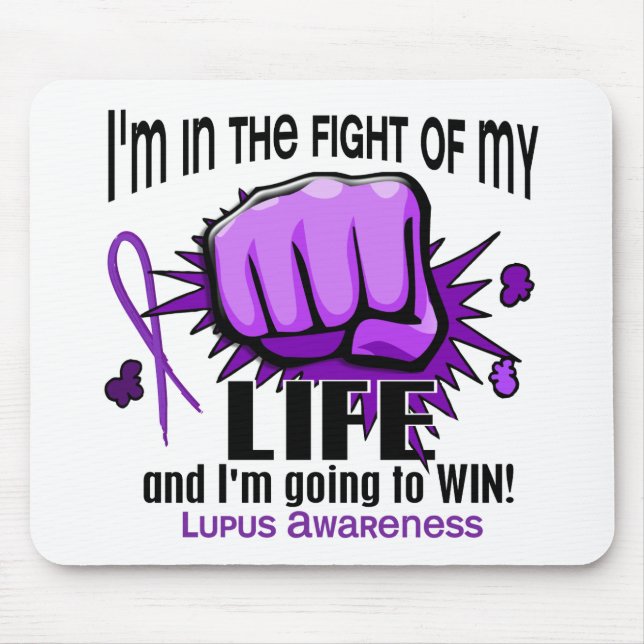 Fight Of My Life 2 Lupus Mouse Pad (Front)
