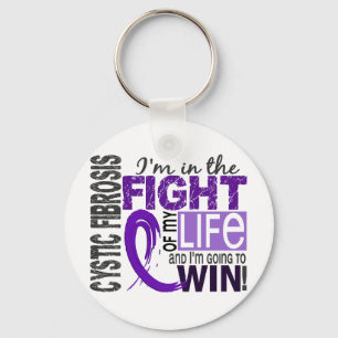 Fight Of My Life Cystic Fibrosis Keychain