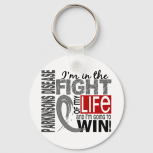 Fight Of My Life Parkinson's Disease Keychain