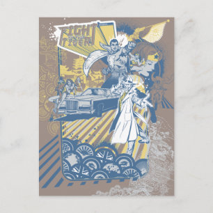 Fight of the Tiger Postcard