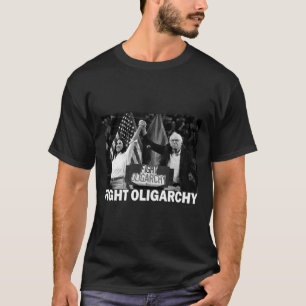 Fight Oligarchy Bernie Sanders And Aoc Freedom Us T-Shirt