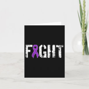 Fight Pancreatic Cancer - Military Style Awareness Card