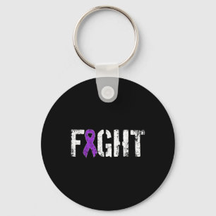 Fight Pancreatic Cancer - Military Style Awareness Keychain