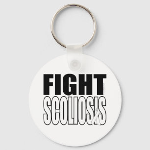 Fight Scoliosis Keychain