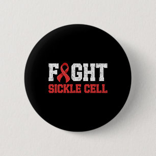 Fight Sickle Cell Anemia Fight Scd Awareness Month 2 Inch Round Button