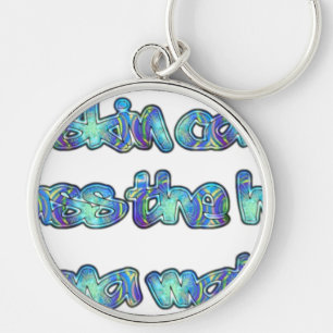 FIGHT SKIN CANCER Hakuna Matata Pass the Hat.png Keychain