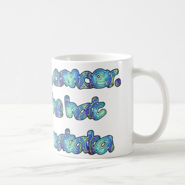 Fight Skin Cancer, Pass the Hat, Hakuna Matata Coffee Mug (Right)