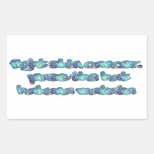 Fight Skin Cancer, Pass the Hat, Hakuna Matata Sticker