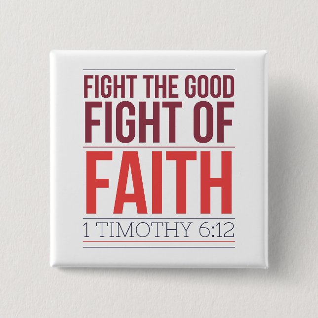 Fight  Square Button (Front)