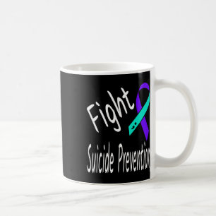 Fight Suicide Prevention Ribbon Semicolon Awarenes Coffee Mug