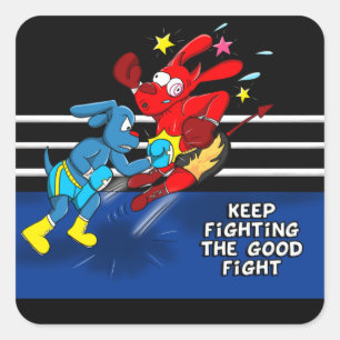 Fight the Good Fight - Tbone Boxing Sticker