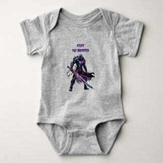 Fight the monster baby bodysuit
