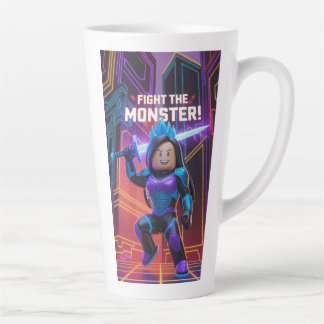 Fight the monster latte mug