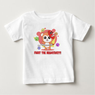 Fight the Negativity: Cute Animal Frienz Baby T-Shirt