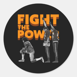 Fight The Power Black Power Salute Sticker