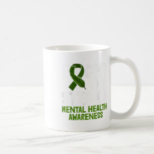 Fight The Stigma Green Ribbon Shirts Mental Health Coffee Mug